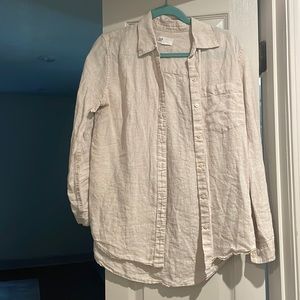 GAP linen button up